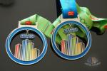 Die Casting Metal Award Medals , Virture Races Finish Soft Enamel Silver