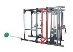 Professional Commercial Multi Station Gym Equipment , Cable Power Combo Rack