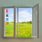 Thermally NFRC Insulated Black And White Sliding Windows For Energy Savings