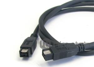 Wholesale IEEE 1394B Male to Male Firewire 800 Cable / Custom Cable Assemblies For Camera Connection from china suppliers