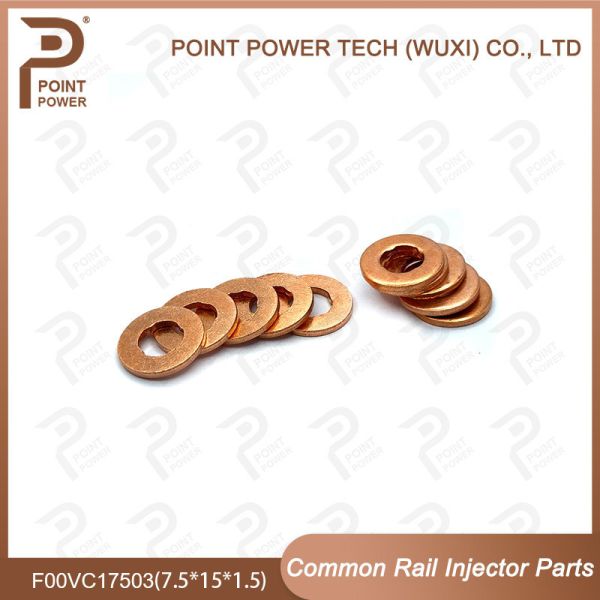 F00VC17503 Injector Nozzle Copper Washer F00V C17 503 Size 7.5*15*1.5 Diesel Sprayer Gasket For Shim
