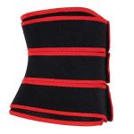 Latex Free Waist Trainer With 3 Straps Red Stomach Slimmer Belt