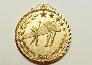 Wholesale Volleyball Custom Sports Medals , Casting Copper Material Custom Event Medals from china suppliers