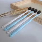Adult Portable Wheat Straw Toothbrush PP nylon Dupont Soft Charcoal Toothbrush