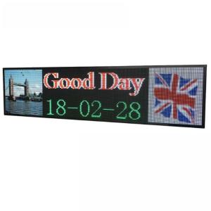 Wholesale Outdoor 220V LED Scrolling Display Board P5 Led Sign For Car Back Window from china suppliers