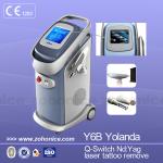 Eyebrow Removal Laser Tattoo Removal Machine 1064nm / 532nm With Dedicated