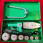 Plastic Pipes Butt PPR Welding Device Lightweight Chemical Resistance 800W Rated