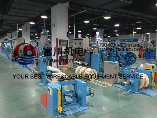 Fuchuan PVC Extrusion Machine , Wire Insulated And Sheathed Production Line