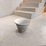 Lightweight Indoor Outdoor Plastic Plant Pots With Drainage Holes