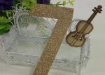 Large Gold Number Seven Glitter Paper Letters Die Cut Size 5 " * 2.3 "