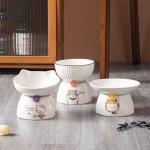 Dishwasher Safe Ceramic Pet Water Bowl , Easy To Clean Microwave Safe Travel Dog