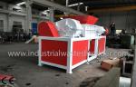 Automatic Dual Shaft Solid Waste Shredder Low Noise For Plastic Drum