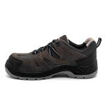 Suede Leather Breathable Mesh Work Shoes Anti Puncture Mens Athletic Slip On