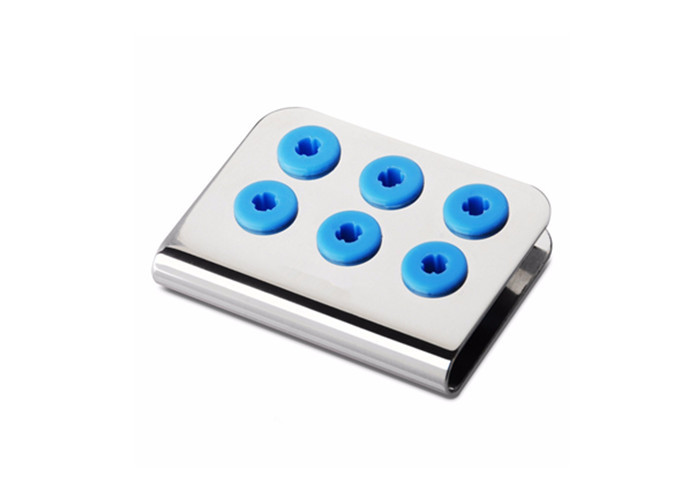 6 Holes Ultrasonic Dental Scaler Tips Holder Stainless Steel Material
