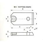 Screw Mold With Material Of KG6 The Carbide Die Cutting Knife