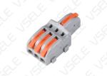 Copper Conductive PC Shell 28AWG Wire Crimp Connector
