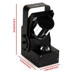 DMX512 RGBW Mini LED Roller scan effect Disco Light Laser Beam Stage Light