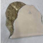 Square Sheared Sheepskin Rug Artificial Fur Carpet 38KG