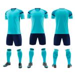 Customization Plain Red Soccer Jersey Plain Full Set Soccer Uniforms