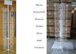 96 Iron Wire Pockets Greeting Card Display Stand , DVD Greeting Card Display