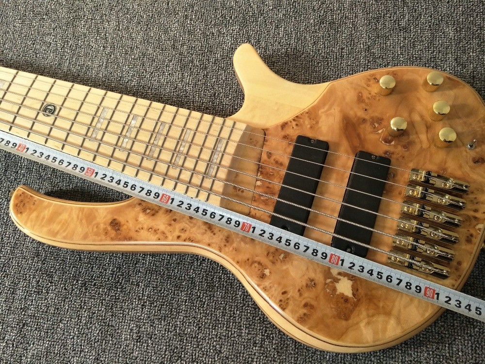 6 Strings Electric Bass Guitar Maple Body Active pickups Bass Guitar Music instruments