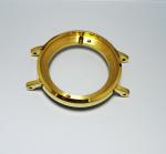 Gold Plated Watch Mechanical Parts , Stainless Steel Titanium Injection Molding