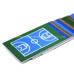 Smooth Surface Sport Court Tiles , Synthetic Acrylic Flooring Stadium Use