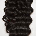 Black Remy Peruvian Virgin Human Hair Extensions 18" 22" Loose Wavy Natural Wave
