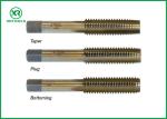 Sandblasting Finish Large Metric Taps , Plug Hand Tap For Steel ANSI Standard