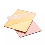 Acid Resistant Rose Gold Plexiglass Mirror Sheets 830x1220mm Furniture Crafts