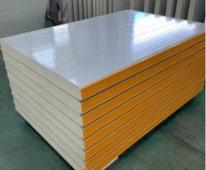 Wholesale Certified PU Polyurethane Insulated Roof And Wall Sandwich Panel For Cleanroom Peoject from china suppliers