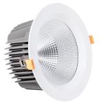 3000K 10W 12W LED Ceiling Downlight Aluminium No Lead Anti Impact