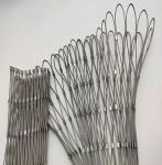 High Strength Ferrule 7x7 Hole Stainless Steel Cable Rope Mesh Plain Weave Style