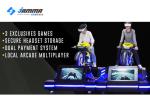 24 Inch Display VR Motorcycle Simulator Racing Games Locked Door Simple