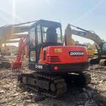 DH55 Used Doosan Excavators 5.5ton Rubber Crawler Excavators Mini Digger