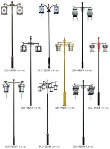 Wholesale International welding standard of CWB round shape Q235 carbon steel zincification double arms parking lot street light p from china suppliers