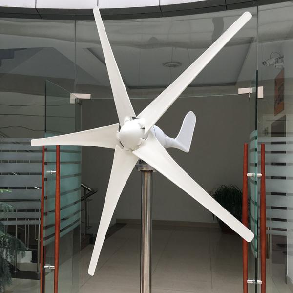 Multi Colors Small Horizontal Wind Turbine 48V 600W 1000W Horizontal Wind
