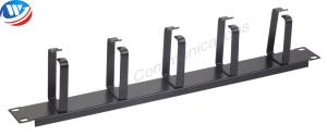 Wholesale With 5PCS Metal Rings 19inch 1U Cable Management from china suppliers