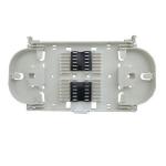 12/24 Core Fiber Optic Splice Tray ABS Plastic Material 30mm Fiber Bending