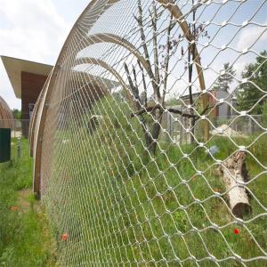 Wholesale Ferruled 1.5mm 1.6mm Stainless Steel Wire Rope Mesh For Zoo Animals Enclosure Mesh from china suppliers