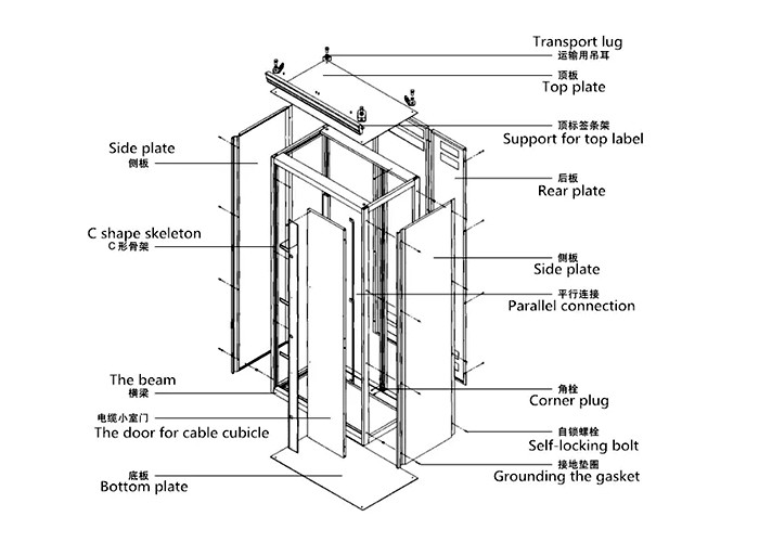 Ac Power Low Voltage Switchgear Metal Clad Switchgear For High Buildings
