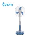 Plastic AC / DC 18 Inch Stand Fan low noise With Led Lights
