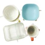 Custom Flexible Silicone Kitchen Utensils Stretch Suction Coffee Soft Lids For