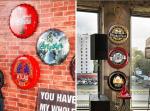 Classic Retro Style Tinplate Wall Decor Coffee Shop Home Decor