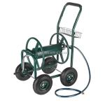 Stainless Steel Garden Water Hose Reel Cart 500KGS Weight Capacity for Iron