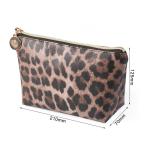 Multifunctional Leopard Print PU Makeup Travel Bag