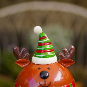 China Elk Metal Christmas Decoration Figurines Rustproof Customized on sale