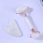 Pink Face Massager Roller , Jade Massager Roller OEM ODM Service