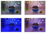 Romantic Room LED USB Rotating Star Projector Sky Night Lamp With Music