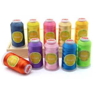 Wholesale 5000 Yard Polyester Embroidery Thread for Cross Stitch Vibrant Dyed Pattern and Durable from china suppliers
